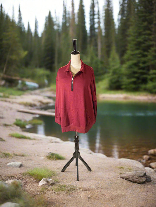QUARTER ZIP PULLOVER (SIZE: 5X)