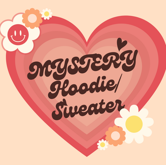 MYSTERY SWEATER OR HOODIE | SURPRISE THRIFTED PULLOVER OR ZIP UP UNISEX XL-6X